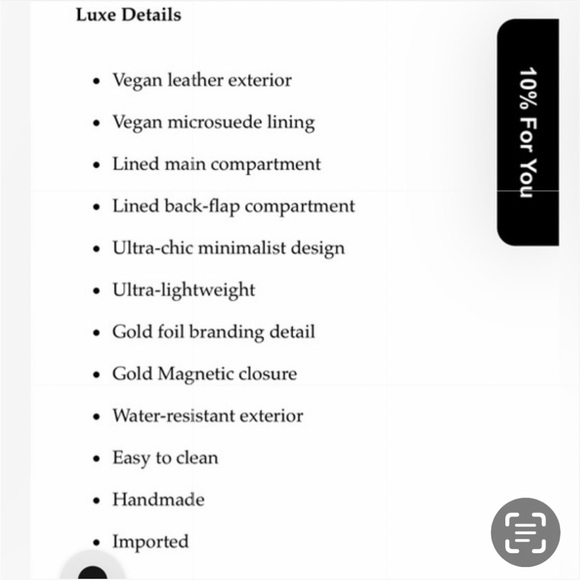 NOTIQ Vegan Croco Leather Laptop Tech Sleeve /document holder NEW - Picture 9 of 10